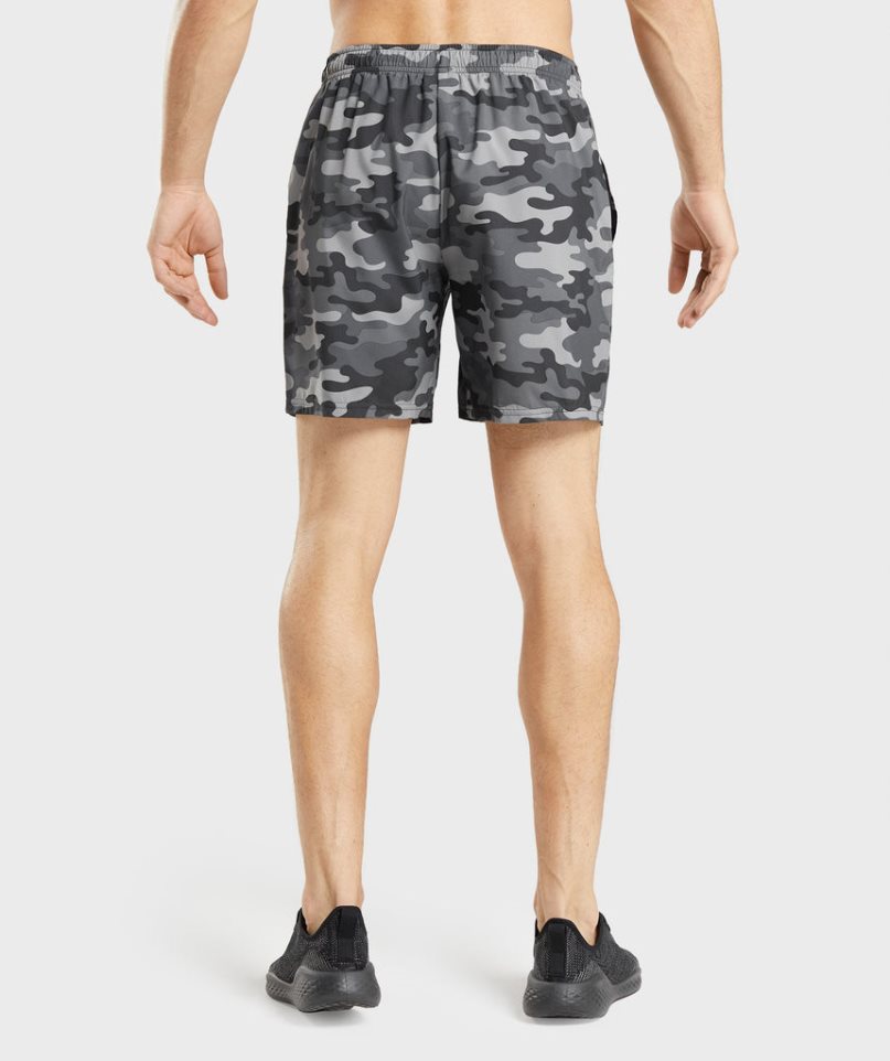 Men's Gymshark Arrival Shorts Camo | CA 076DNA